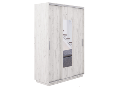 Шон-03 шкаф-купе трехдверный 2200х1500х600 Крафт светлый