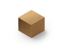 П-профиль 8х10 мм. из нержавеющей стали NEEXY PVS96-04 BG Золото браш 2.7м.