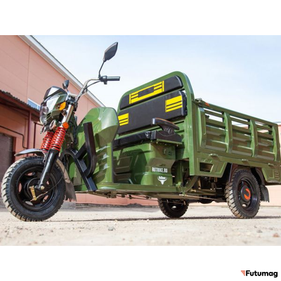 Грузовой электротрицикл Rutrike Антей-У 1500 60V1200W зеленый