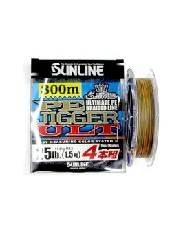 Шнур SUNLINE PE JIGGER ULT 300M 4x multicolor 1.5