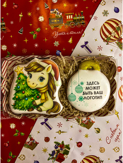 Набор 2 пряника с ЛОГОТИПОМ