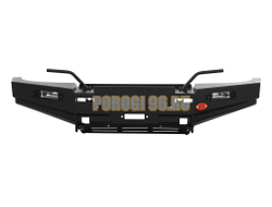 Передний силовой бампер серии Трофи на Chevrolet NIVA 2009-2020 (02.006.03)