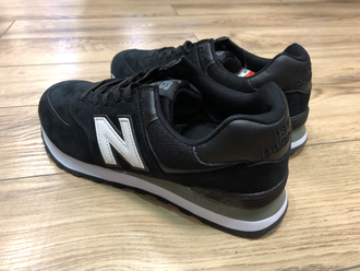 Кроссовки New Balance 574 All Black/White