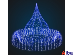 Фонтан светодиодный Бутон, 2,0 м