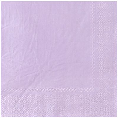 Салфетка Пастель лаванда 33см 12шт/