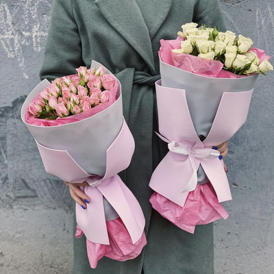 Букет из 9 кустовых роз