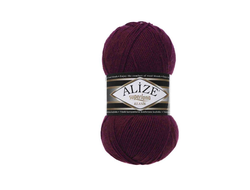 Пряжа Alize superlana klasik  бордо