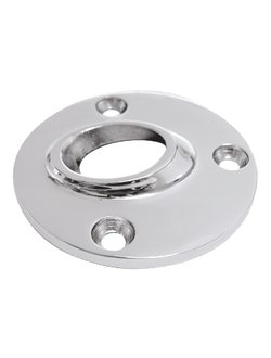 Основание леера 25.4мм, круглое низкое, наклон 45 град