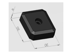 RFID метка HF (NFC)  Micro NFC, NTAG213 (30x30x6 мм), корпусная