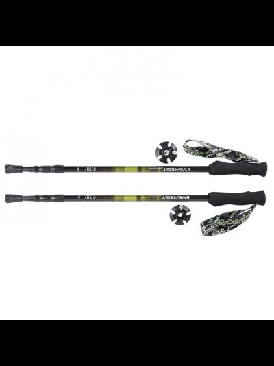 Палки Everest Green, треккинговые 105-135см 3-х секционные