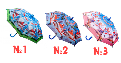 Зонт детский Самолеты (3 вида)