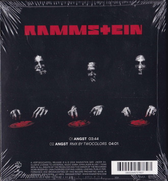 Купить диск Rammstein - Angst в интернет-магазине CD и LP "Музыкальный прилавок" в Липецке