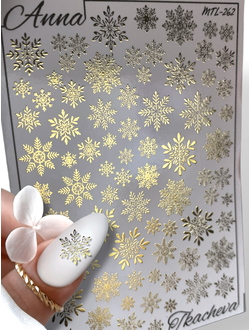 Слайдер-дизайн MilliArt Nails Металл MTL-262