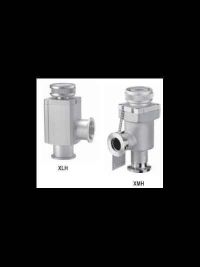 Угловые высоковакуумные клапаны с ручным управлением XMH