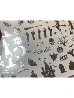 Серебряный фольгированный слайдер SL-077