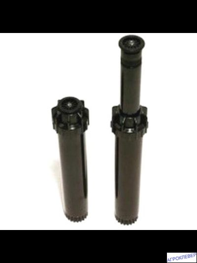 Дождеватель выдвижной h=15 см, 1/2" ВР Китай (с регулируемым соплом 25-360град) стандарт