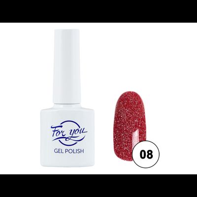 Гель-лак FOR YOU Red Diamond № 08