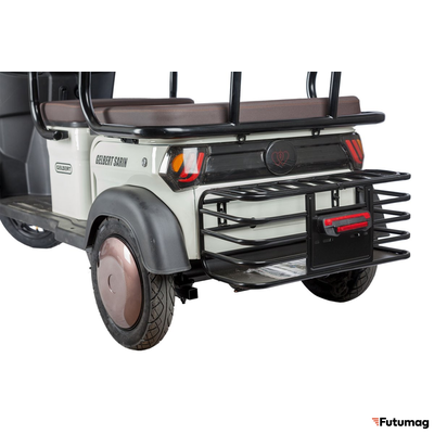 Электротрицикл Rutrike Gelbert Sarin 48V/60V 1000Вт коричнево-белый