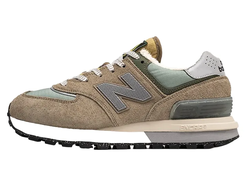 Кроссовки Stone Island x New Balance 574 Green зимние