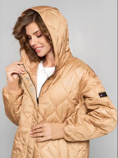 Демисезонная норвежская удлинённая парка бренда Fergo Norge FKC19-119 camal