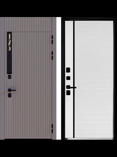 Дверь входная ДК21 с панелью 757 софт милк