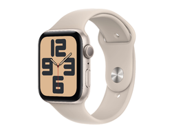 Apple Watch SE 2023 44 мм Starlight Aluminum Case with Starlight Sand Sport Band