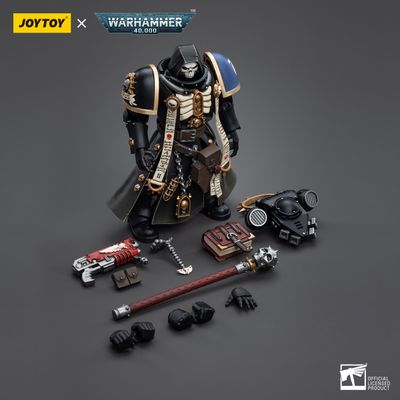 Примарис Капеллан Ультрамаринов (Warhammer 40k) - КОЛЛЕКЦИОННАЯ ФИГУРКА 1/18 Ultramarines Primaris Chaplain Brother Varus (JT5567) - JOYTOY