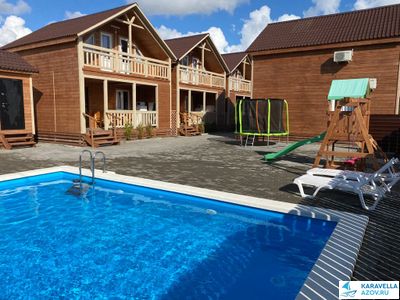 Коттедж №508 с бассейном, Голубицкая