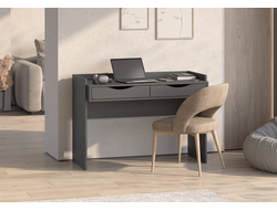 Стол письменный с двумя ящиками 6-01111 Графит