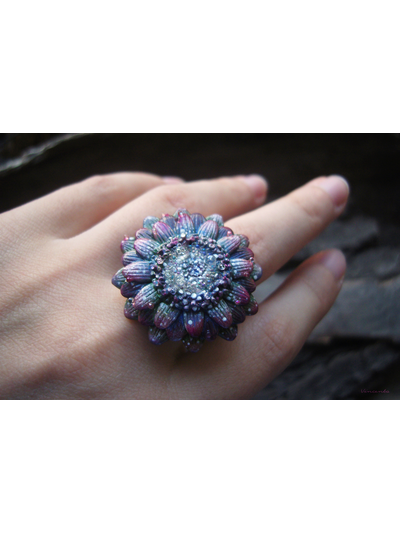 Кольцо &quot;Цветок Галлициниума&quot;