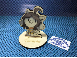Фигурка из дерева Темми (Temmie) Undertale