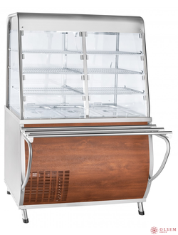 Прилавок-витрина Abat ПВВ(Н)-70Т-С-НШ