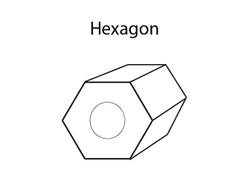 Toho Hexagon 11/0 - 5г - 190 Окрашенный изнутри люстровый хрусталь/тропический закат