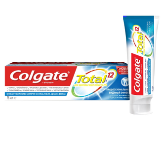 Зубная паста COLGATE TOTAL 12 профессион. Видимый эффект 75 мл