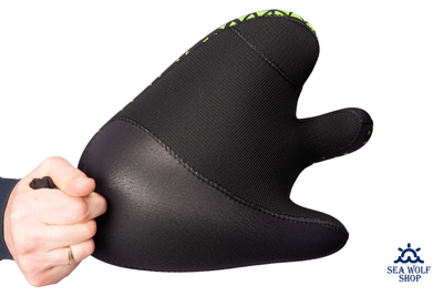 Рукавицы неопреновые 9мм SV н/н р.М