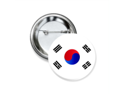 Значок закатной Южная Корея