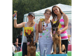 1 место в классе бэби, титул "Лучший щенок выставки", судья С. Куретов