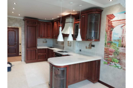 Кухня Леонардо массив бука