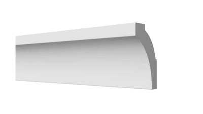 Потолочный плинтус DECOR-DIZAYN DD36, из дюрополимера, под покраску, ударопрочный