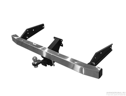 Фаркоп ТСУ /съемный квадрат/ с НЕРЖ накладкой УАЗ пикап 2008-/УАЗ Профи 2017- (236022, 236031 (стандартная), 236324)