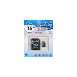 Карта памяти 16GB SmartBuy SB16GBSDCL10-01 micro SDHC class 10 (SD адаптер)