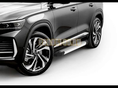 Порог-площадка "Start" F180AL + комплект крепежа, RIVAL, Geely Monjaro 2023-