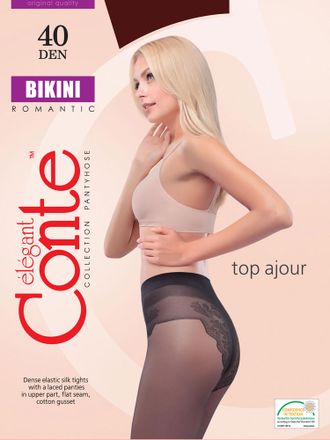 Колготки женские классические Conte Bikini 40 den