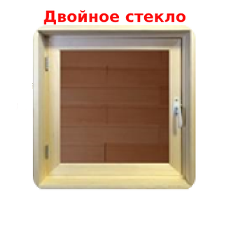 Окно 60*60 см Липа (двойное стекло)