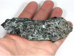 Актинолит, Россия, Северный Кавказ, КЧР, река Большой Блыб (100*45*34 мм, 164 г) №29633