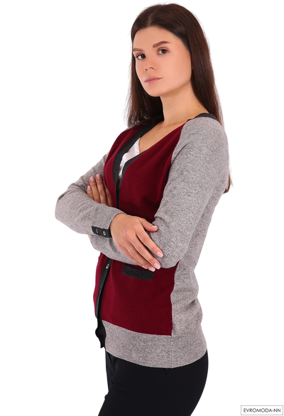 Пуловер женский кашемир Сахар-F-582