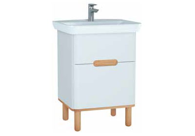 Секция под раковину VitrA Sento,  65 см, (с 2 ящиками, на ножках, цвет белый), 60822