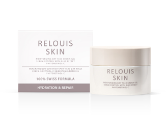 RELOUIS SKIN Hydration &amp; Repair Крем-Гель Дневной Увлажняющий, себум-контроль с эффектом блюринга PH