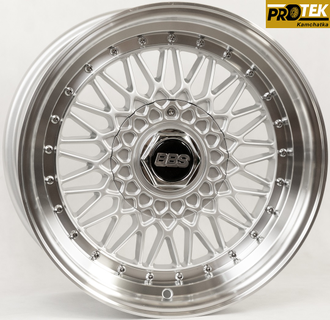 Комплект дисков R16 8,0J ET+20 4*100/4*114,3 BBS Super RS Серебро с полированным ободом (F124)