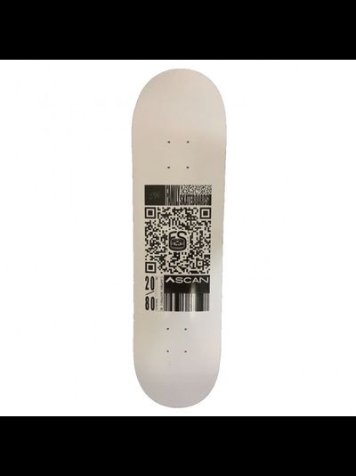 Доска FAMILY SKATEBOARDS Тим QR белый 8.125